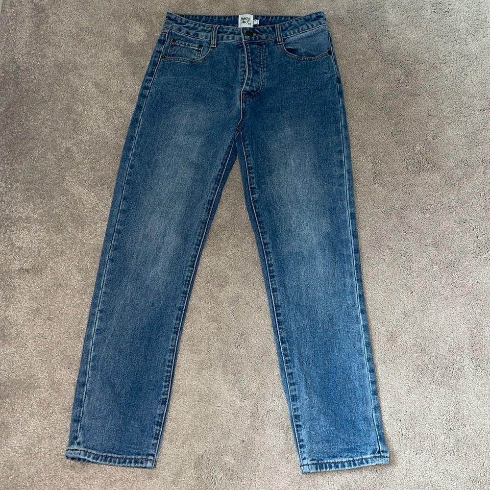 Princess Polly Button Fly Straight Leg Jeans Size 6​​​​